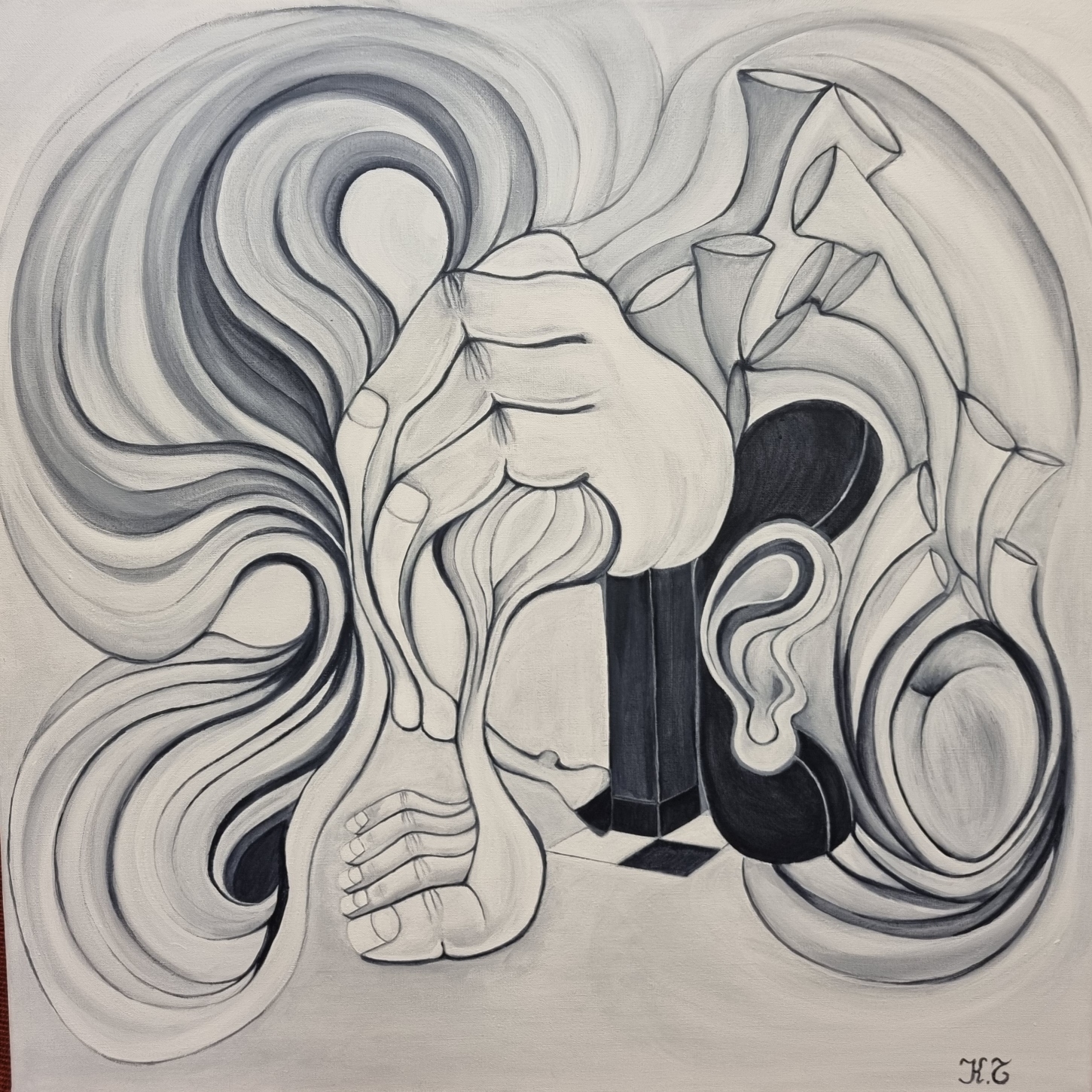 Acrylique — Le festin des sens